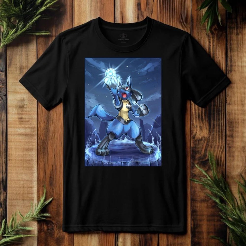 Black T-Shirt Pokemon